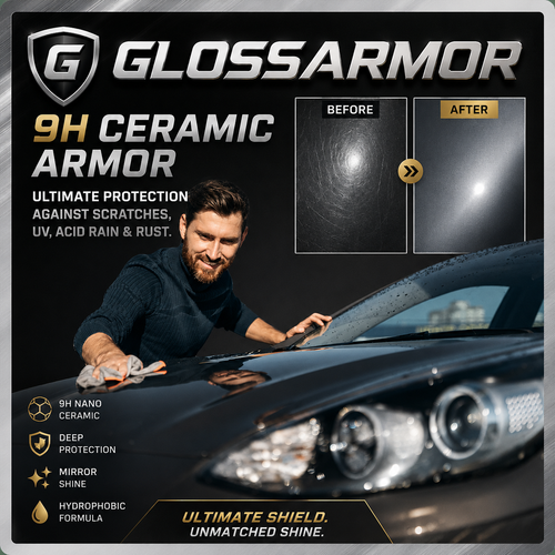 GleamGuard™ Titanium Ceramic Wax Cream — Mirror Shine in 15 Minutes. Lasts a Year.