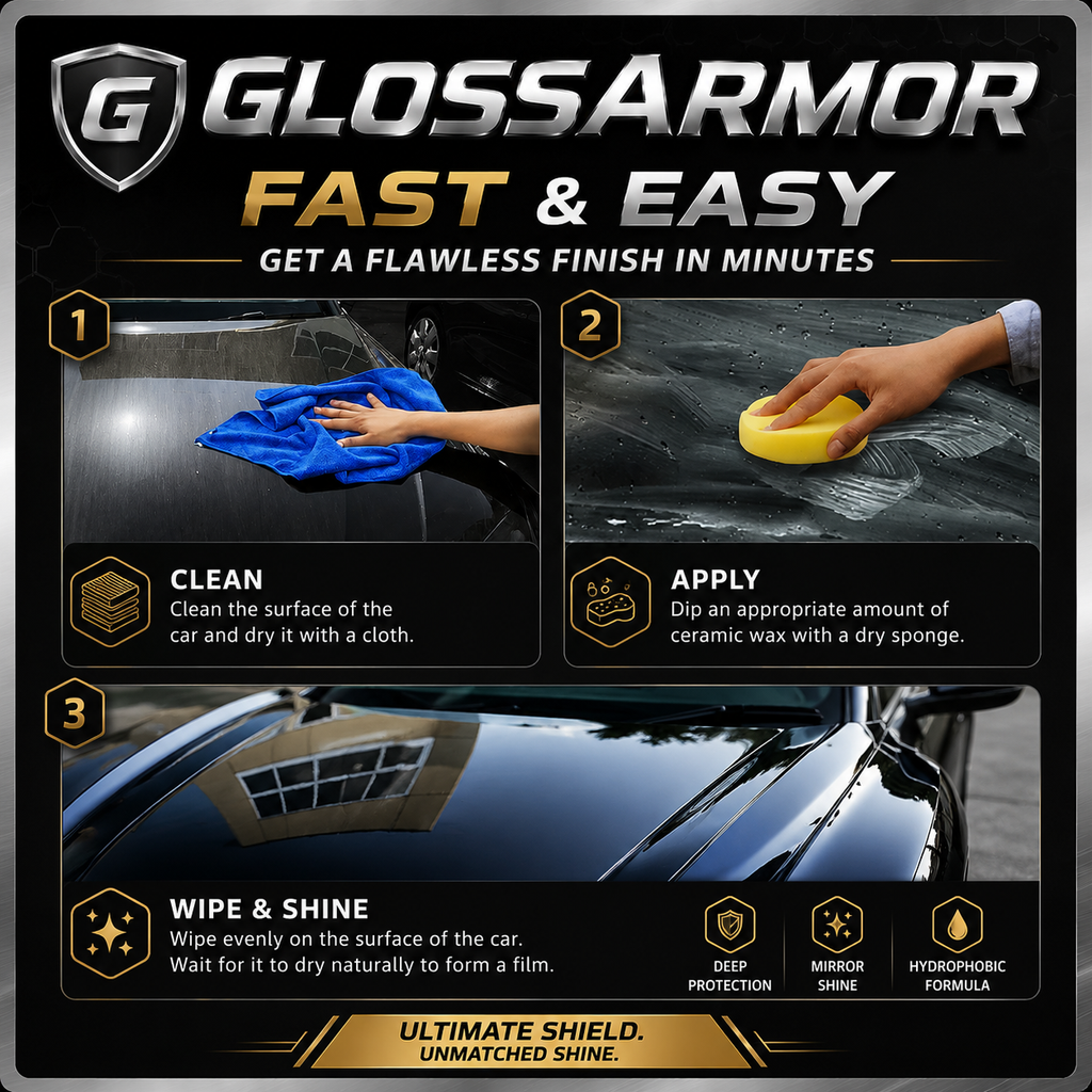 GleamGuard™ Titanium Ceramic Wax Cream — Mirror Shine in 15 Minutes. Lasts a Year.
