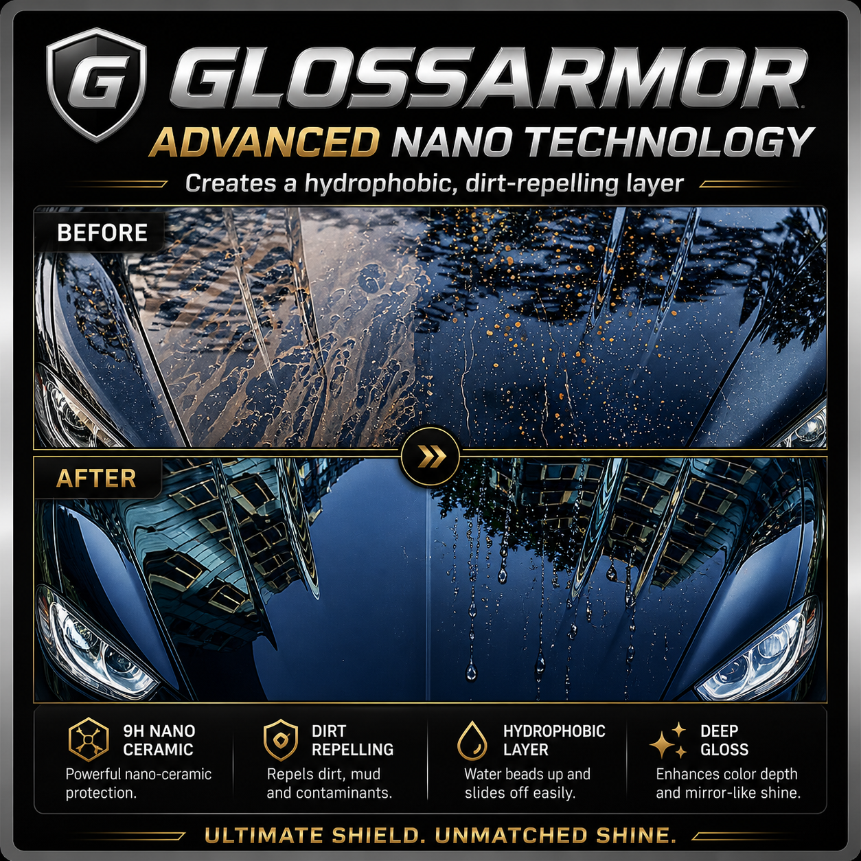GleamGuard™ Titanium Ceramic Wax Cream — Mirror Shine in 15 Minutes. Lasts a Year.