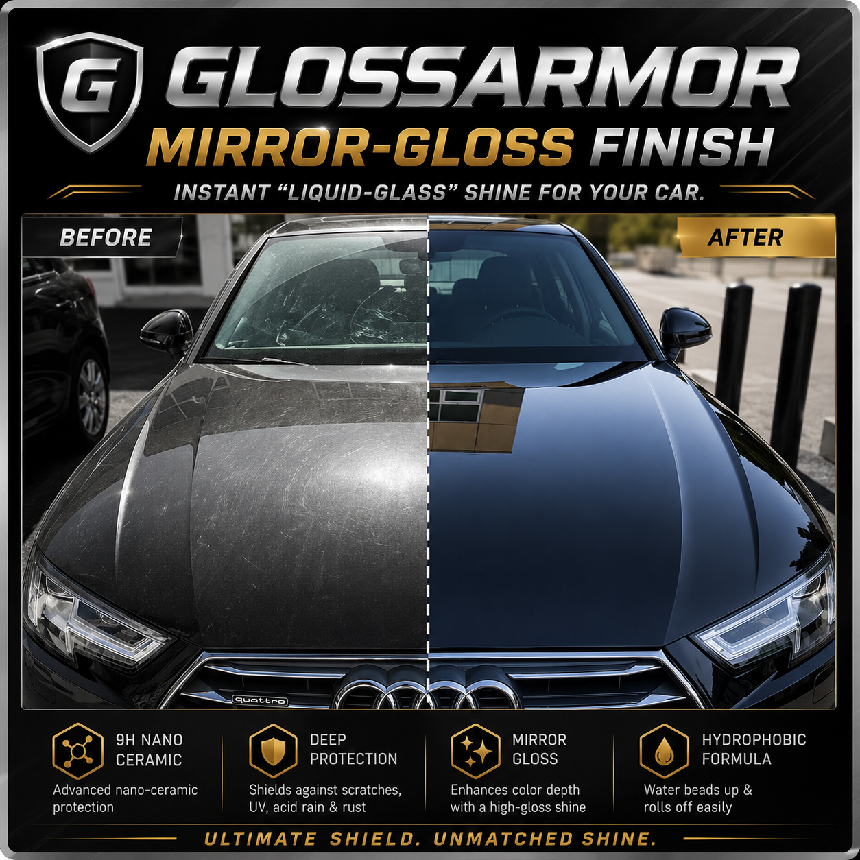 GleamGuard™ Titanium Ceramic Wax Cream — Mirror Shine in 15 Minutes. Lasts a Year.